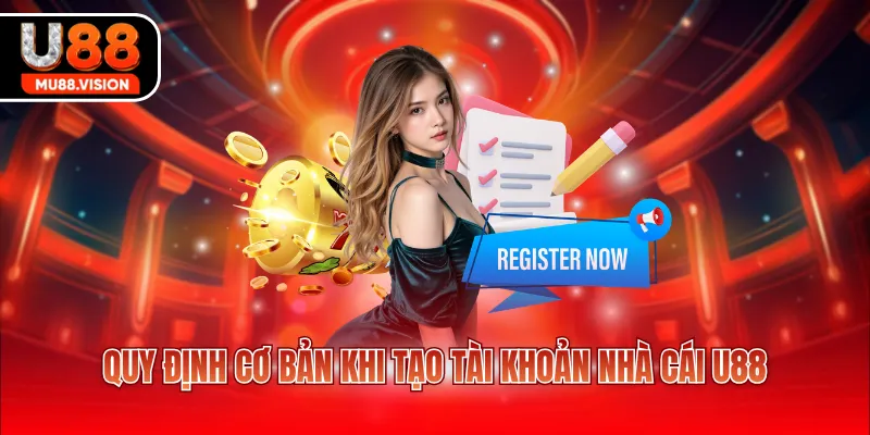 Quy định cơ bản khi tạo tài khoản nhà cái U88