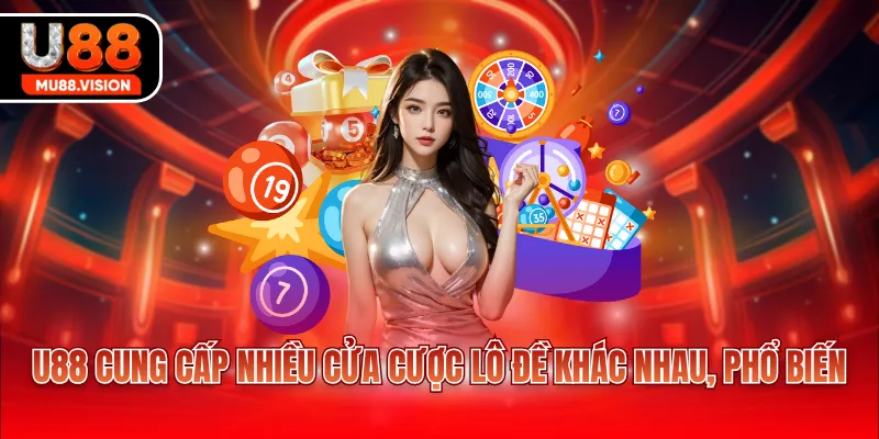 U88 cung cấp nhiều cửa cược lô đề khác nhau, phổ biến